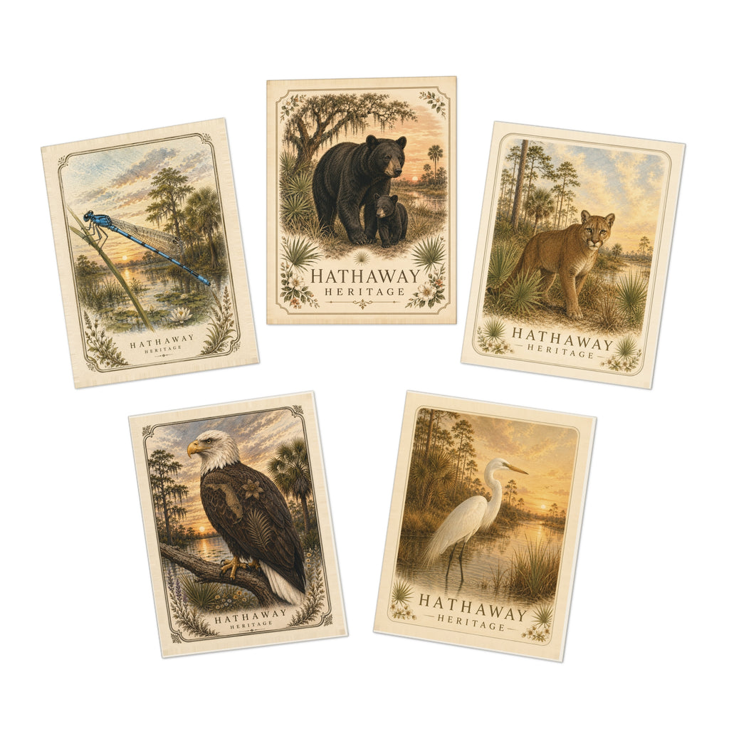 Florida Icons — Five Greeting Cards